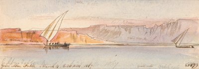 Gebel Abu Fodde da Edward Lear